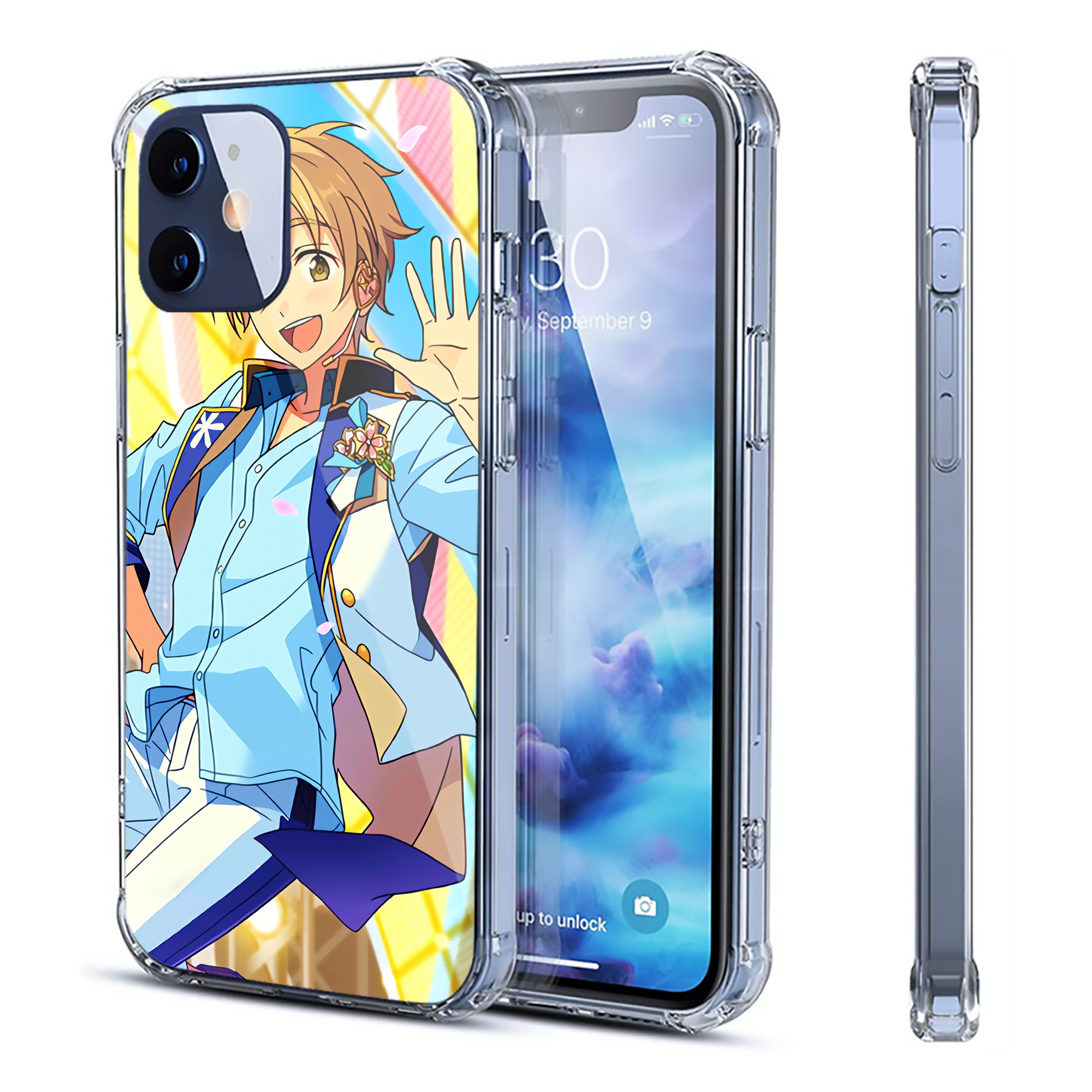 （画像用） あんさんぶるスターズ! Ensemble Stars 【iPhone 12シリーズ対応】透明スマホケース（クリアソフトケース）